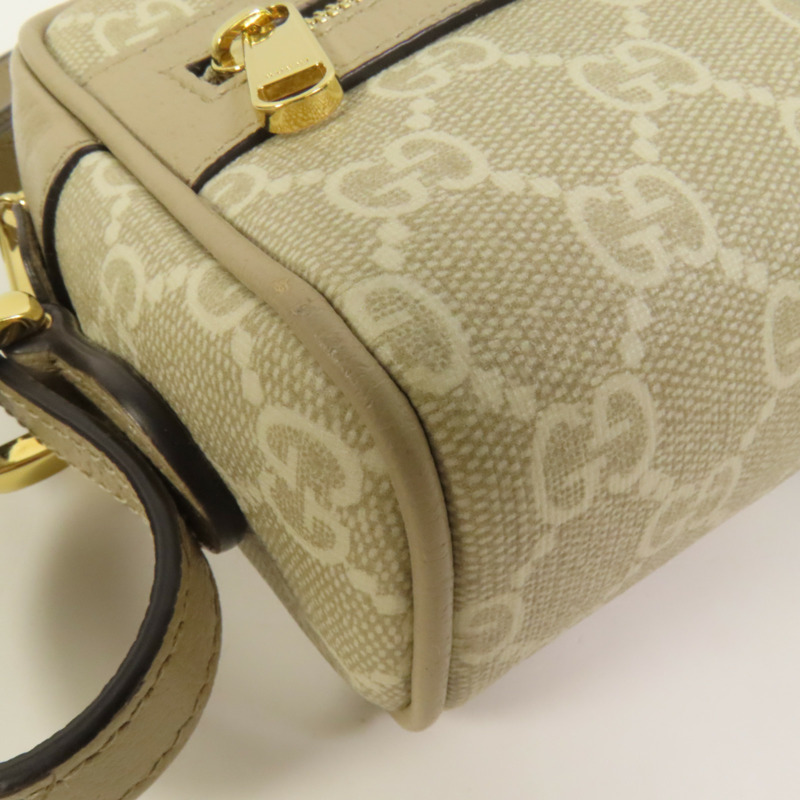 GUCCI 塗層帆布Ophidia Mini肩背袋-12