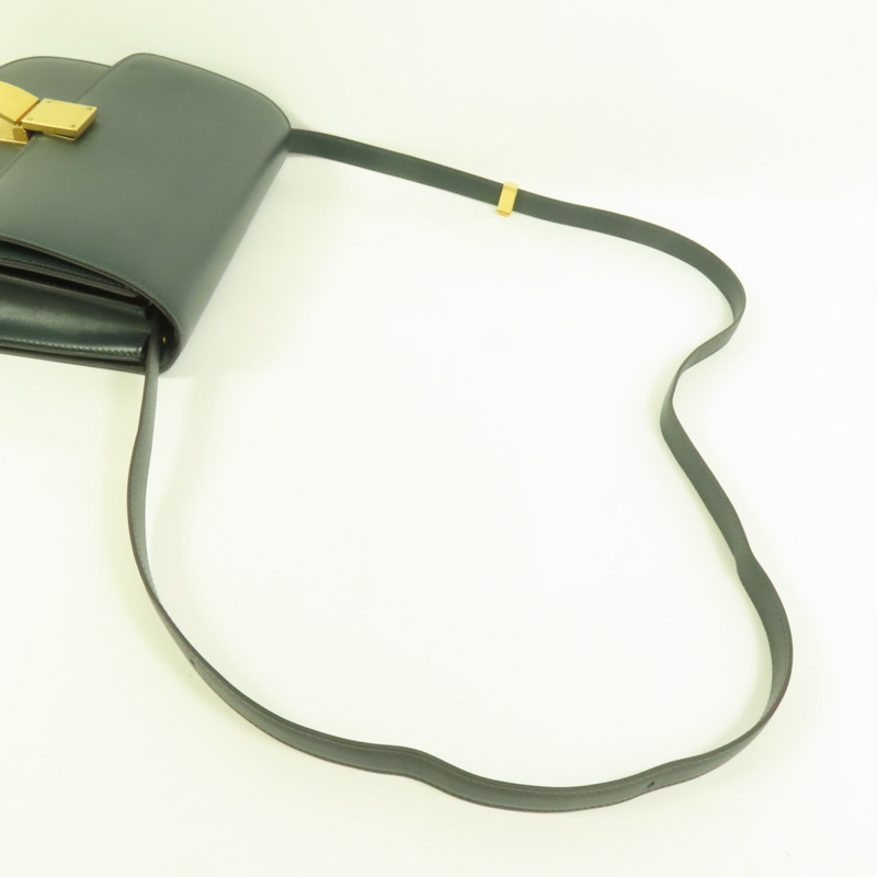 CELINE 牛皮皮革Classic Box Medium肩背袋-5