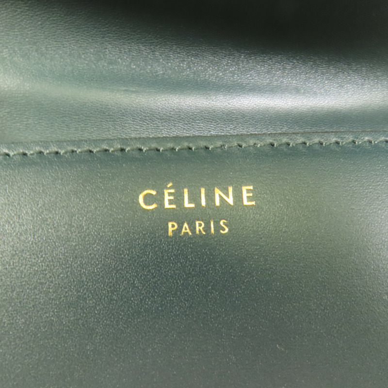 CELINE 牛皮皮革Classic Box Medium肩背袋-7