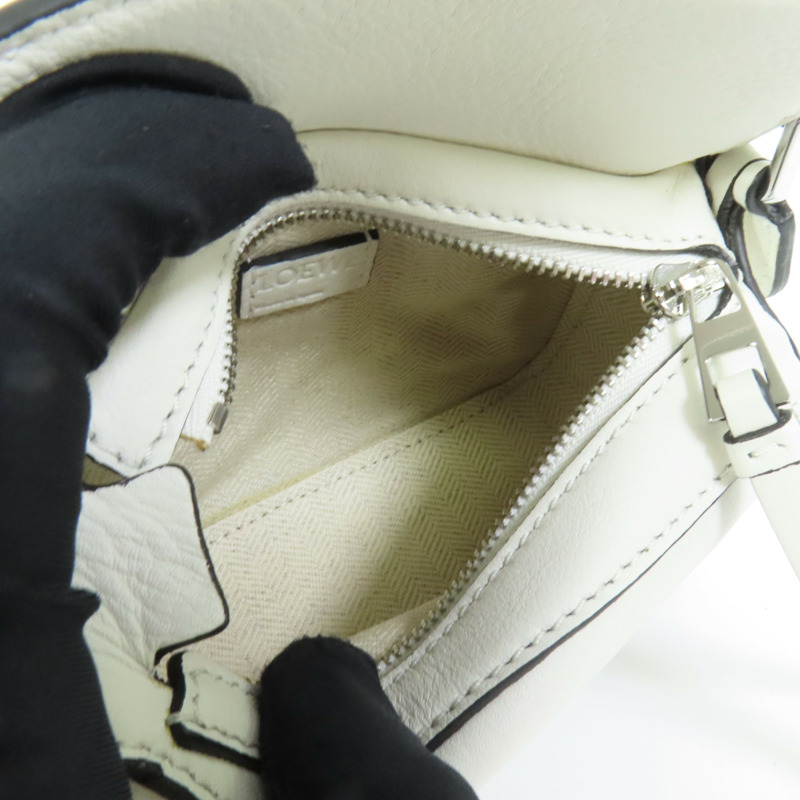 LOEWE 牛皮皮革Nano Puzzle手挽肩背兩用袋-4