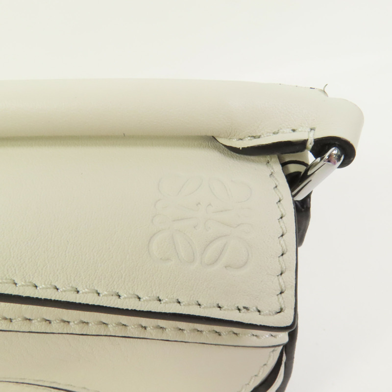 LOEWE 牛皮皮革Nano Puzzle手挽肩背兩用袋-7