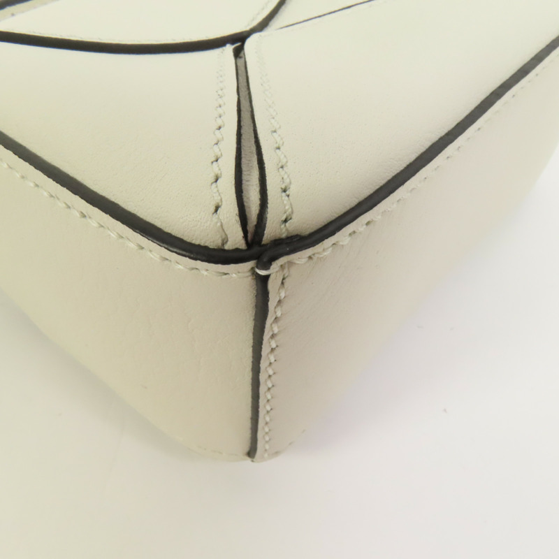 LOEWE 牛皮皮革Nano Puzzle手挽肩背兩用袋-14