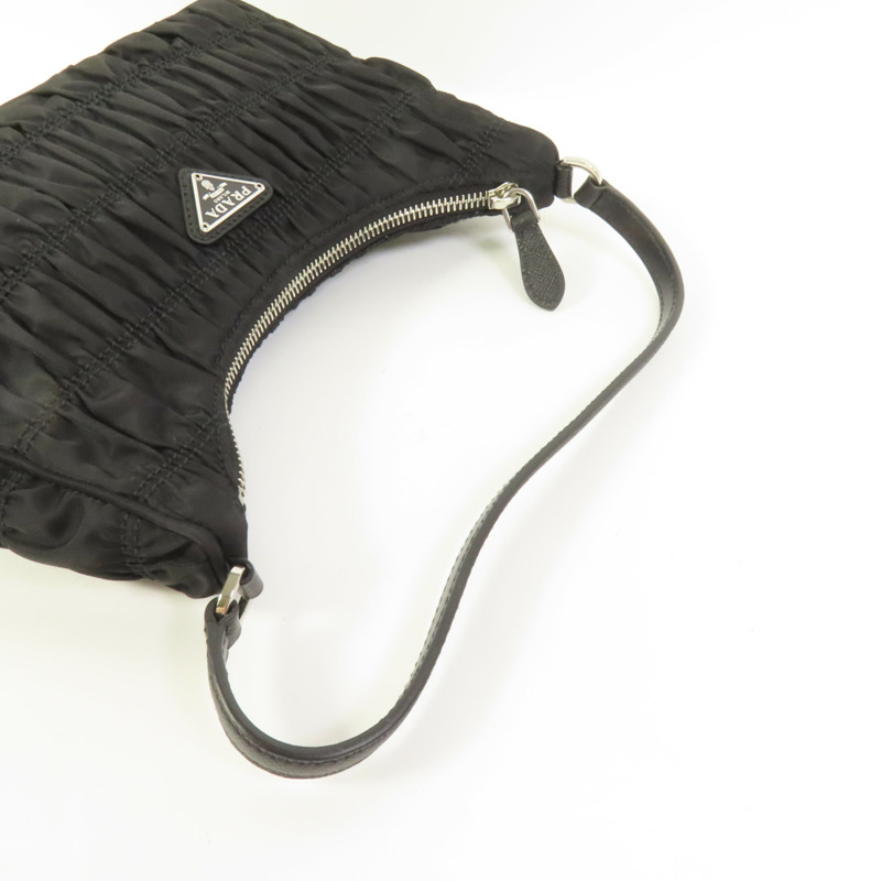 PRADA 尼龍Hobo Bag肩背袋-4