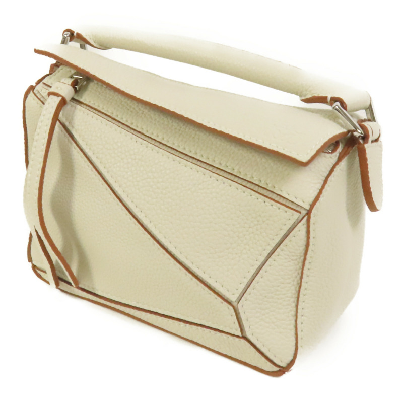 LOEWE 牛皮皮革Mini Puzzle手挽肩背兩用袋-2