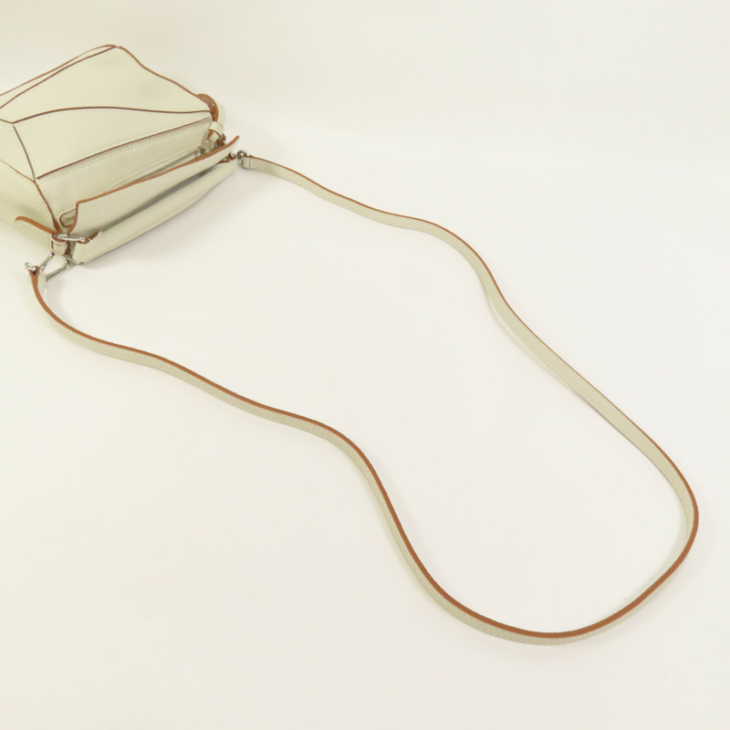 LOEWE 牛皮皮革Mini Puzzle手挽肩背兩用袋-4