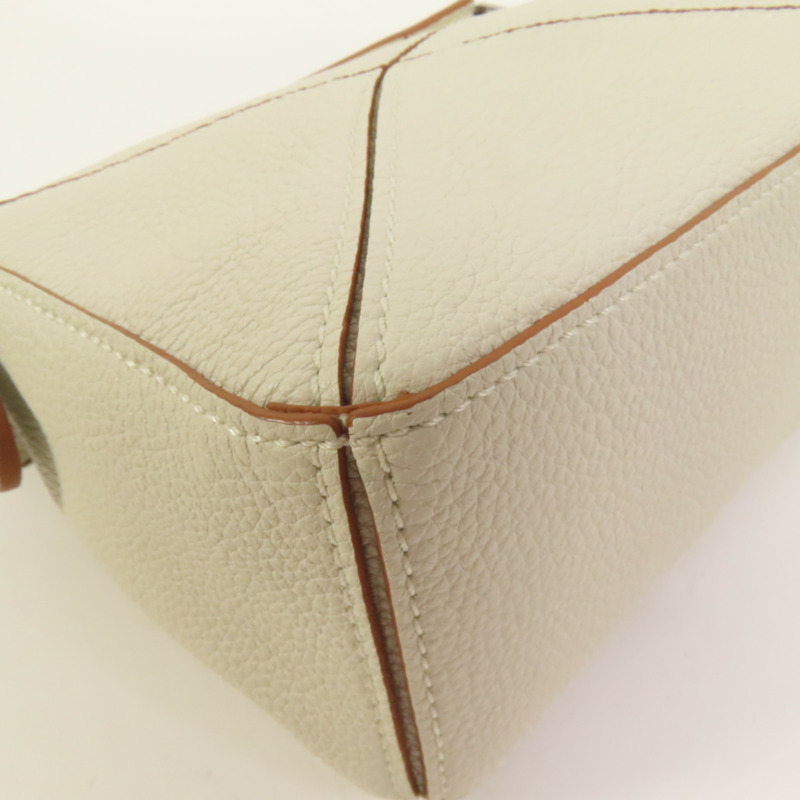 LOEWE 牛皮皮革Mini Puzzle手挽肩背兩用袋-11