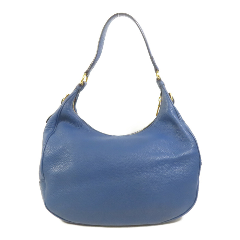 PRADA 牛皮皮革Shoulder Bag金扣肩背袋-1