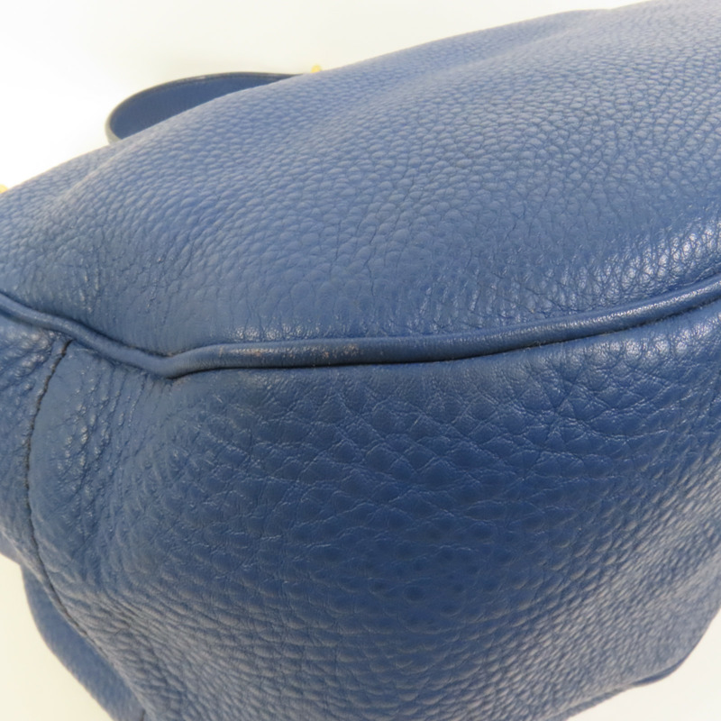 PRADA 牛皮皮革Shoulder Bag金扣肩背袋-12