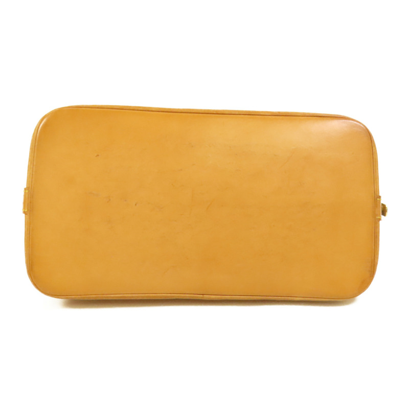 LOUIS VUITTON Monogram Alma金扣手挽袋棕色-3