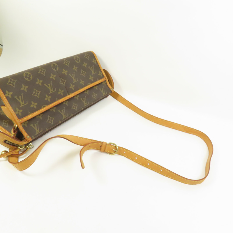 LOUIS VUITTON Monogram Popincourt Long金扣肩背袋-4