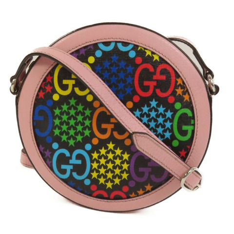 GUCCI 塗層帆布GG Psychedelic Shoulder Bag肩背袋