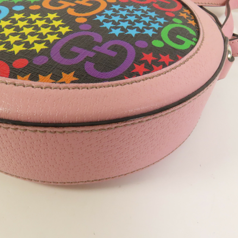 GUCCI 塗層帆布GG Psychedelic Shoulder Bag肩背袋-11