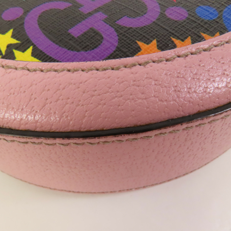 GUCCI 塗層帆布GG Psychedelic Shoulder Bag肩背袋-13