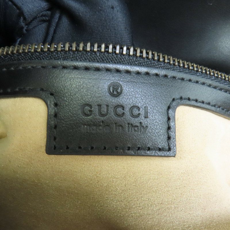 GUCCI 牛皮皮革GG Marmont鏈帶肩背袋-7