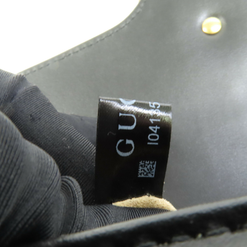 GUCCI 牛皮皮革GG Marmont鏈帶肩背袋-9