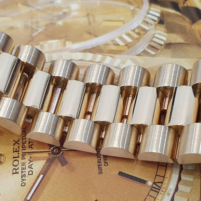 【大眾名錶】ROLEX 勞力士 18388 Day-date 蠔式18K金 原面未翻寫 小紅寶多層鑽面 大眾名錶G231-6