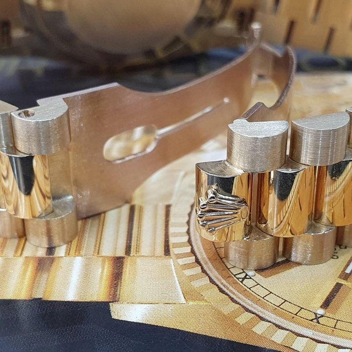 【大眾名錶】ROLEX 勞力士 18388 Day-date 蠔式18K金 原面未翻寫 小紅寶多層鑽面 大眾名錶G231-7