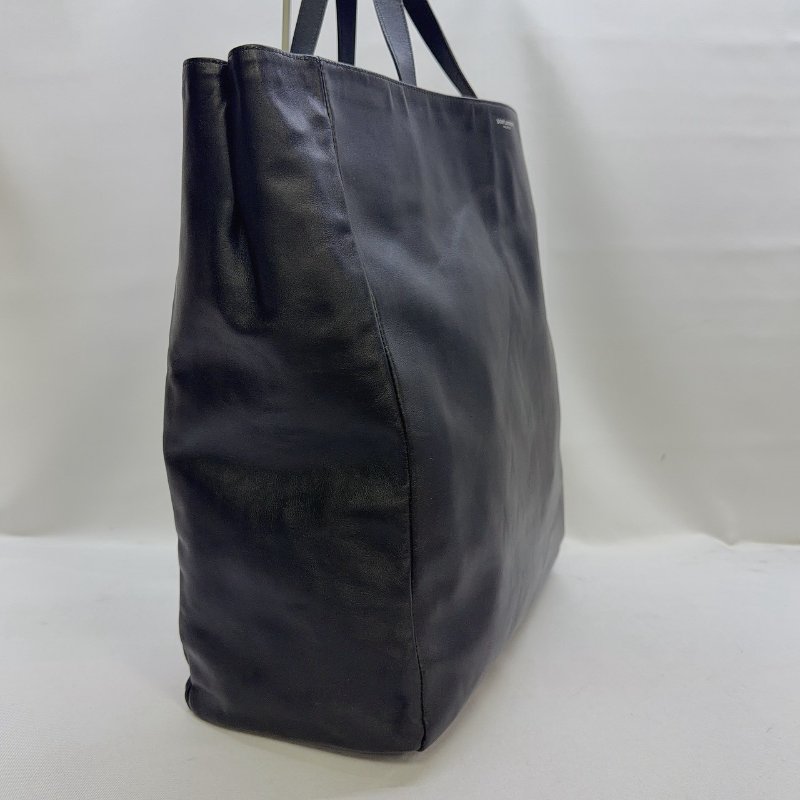 YSL 全皮革直立式手提托特包-3