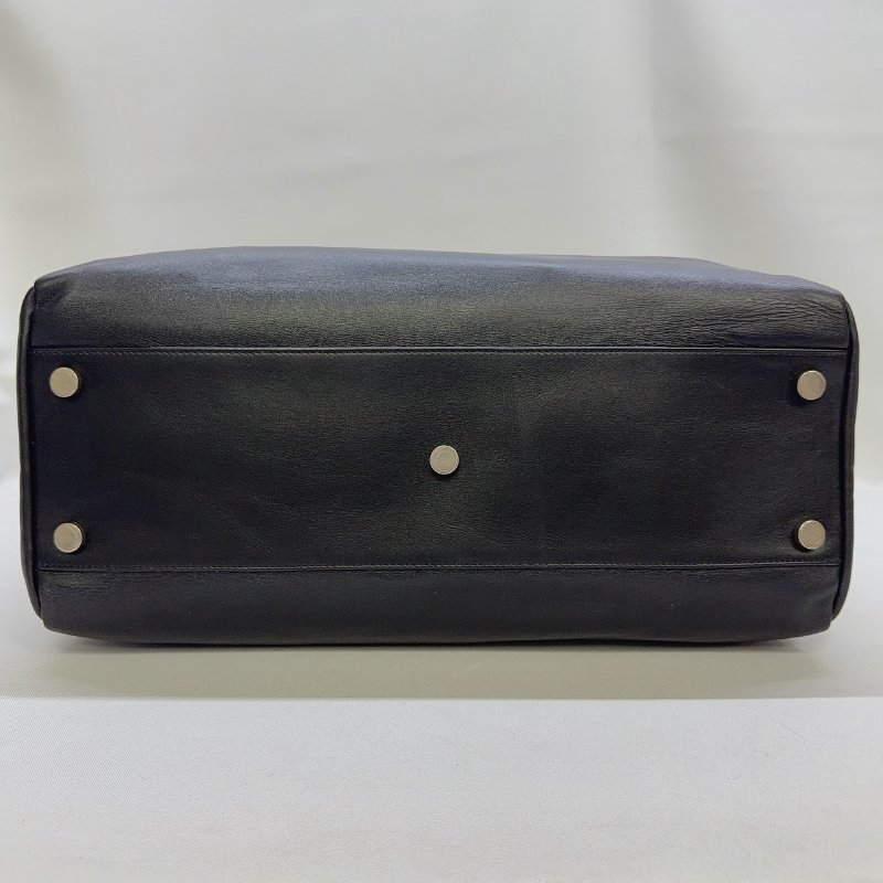 YSL 全皮革直立式手提托特包-8