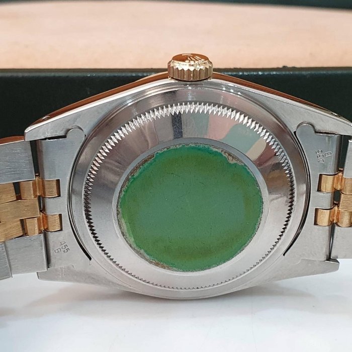 【大眾名錶】ROLEX勞力士 16233 Datejust 蠔式日誌 18K半金 原面未翻寫 白紀念面 大眾名錶G232-6