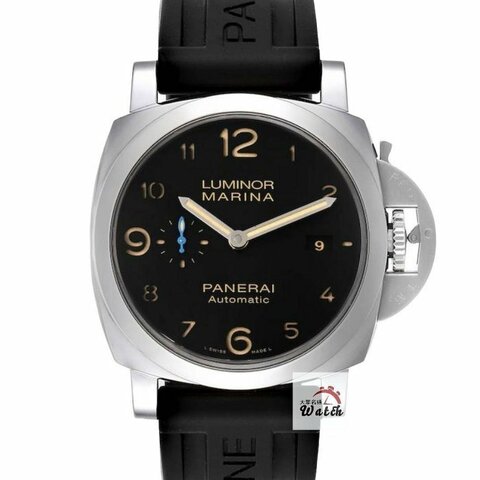 【大眾名錶】PANERAI沛納海 PAM01359 菸草三明治面盤 2017/05 藍色小秒針 大眾名錶B1240