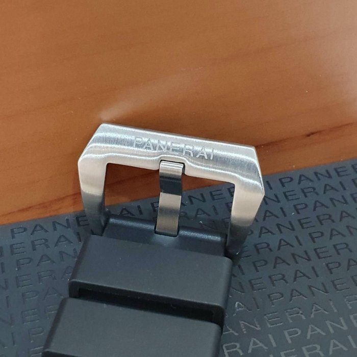 【大眾名錶】PANERAI沛納海 PAM01359 菸草三明治面盤 2017/05 藍色小秒針 大眾名錶B1240-6