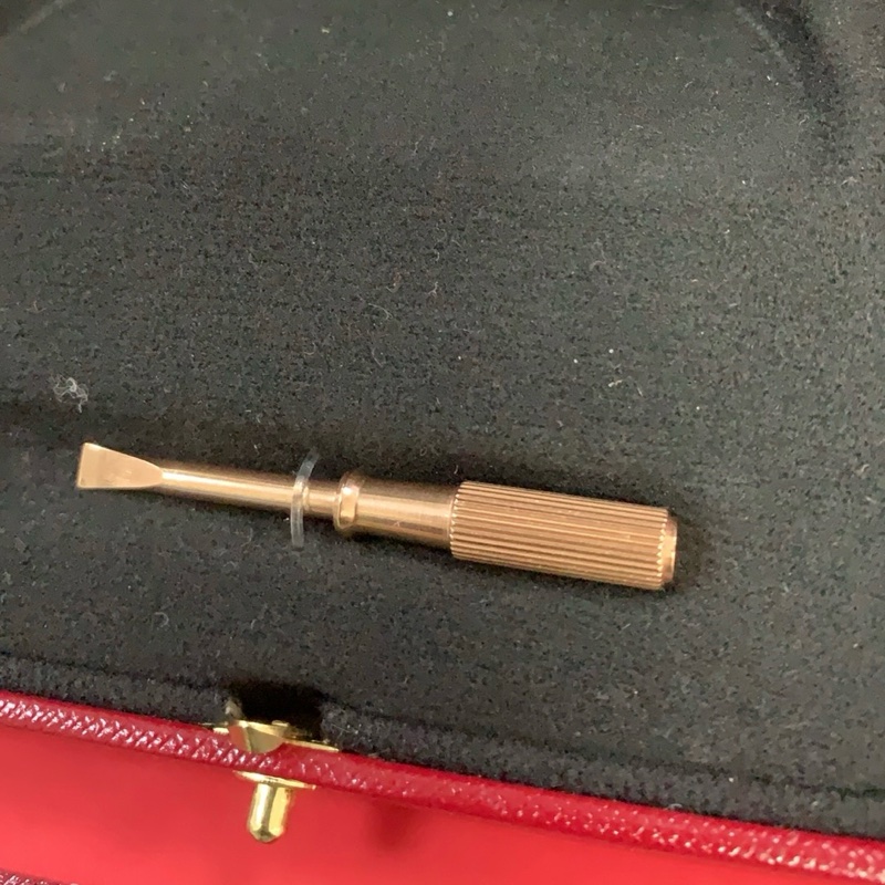 CARTIER LOVE寬版手鐲18K玫瑰金17號-4