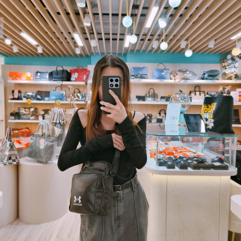 MS0620 Balenciaga x Under Armour 巴黎世家 安德瑪 小郵差包 斜背 單肩 羊皮 黑色 銀扣 Messenger Crossbody Bag Lambskin Black x PHW-14