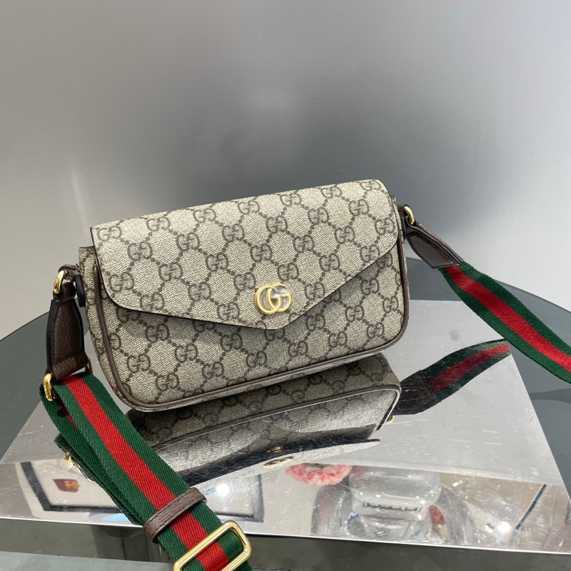 Gucci Ophidia系列 双G 老花信封包-0