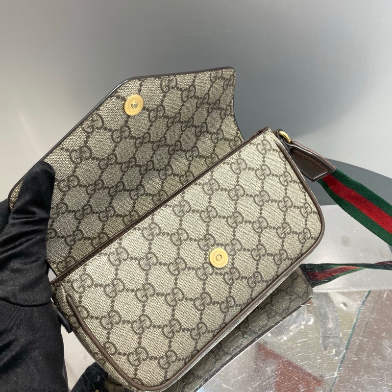 Gucci Ophidia系列 双G 老花信封包-2