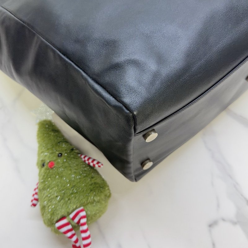 YSL 全皮革手提直立式托特包-7