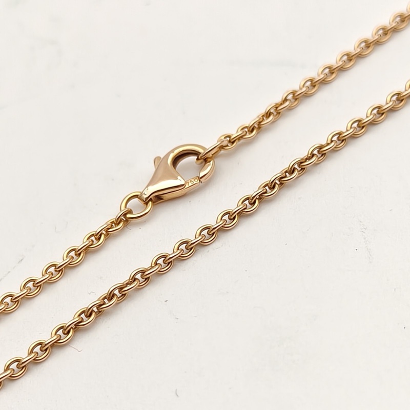 CARTIER LOVE18K金雙環項鏈18K玫瑰金項鏈-3