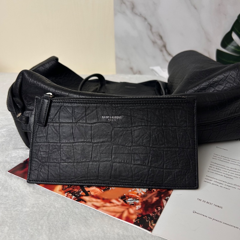 Saint Laurent YSL 鱷魚壓紋皮革托特包 2017年-4