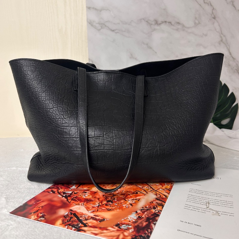 Saint Laurent YSL 鱷魚壓紋皮革托特包 2017年-8