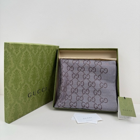 Gucci/古馳 全新羊毛雙面圍巾