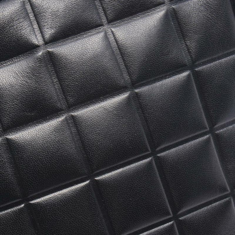 香奈兒巧克力棒單肩包/手提包,羊皮,女士,黑色-7