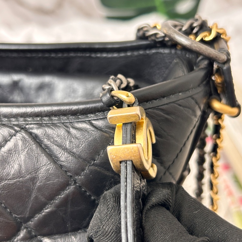 Chanel Gabrielle Hobo 經典中號肩背包流浪包 25開-32