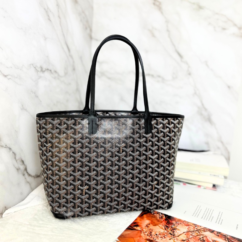 Goyard Artois 黑色老花拉鍊托特包 2022年-0
