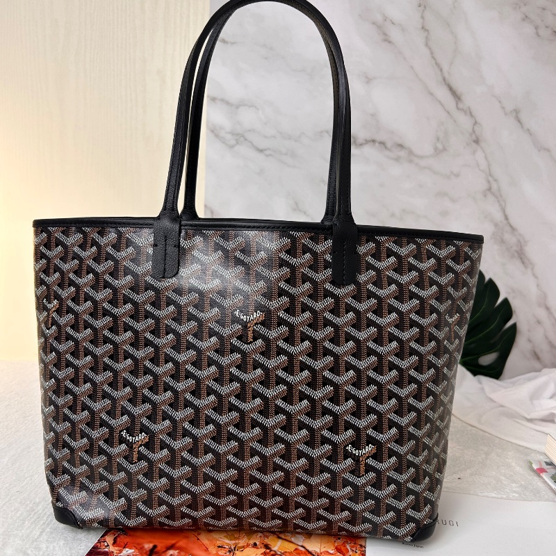 Goyard Artois 黑色老花拉鍊托特包 2022年-8