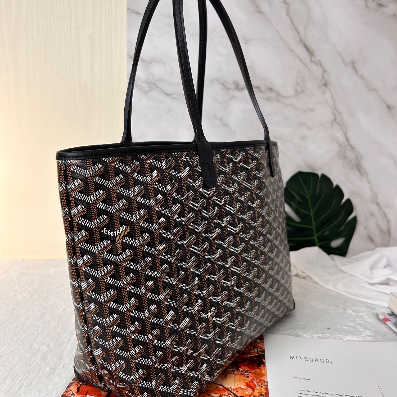 Goyard Artois 黑色老花拉鍊托特包 2022年-9