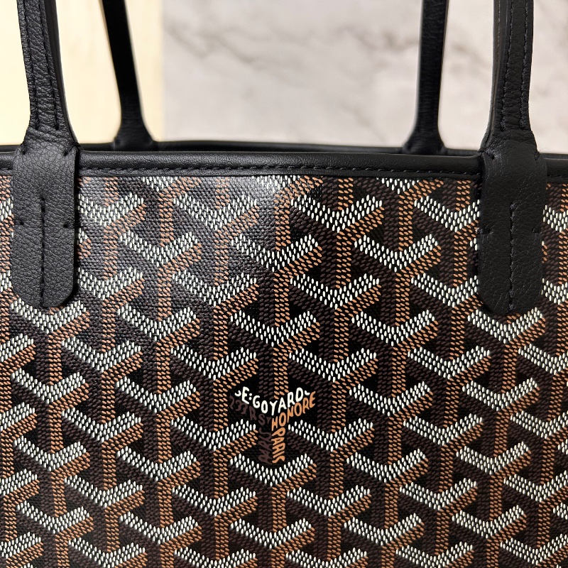 Goyard Artois 黑色老花拉鍊托特包 2022年-11