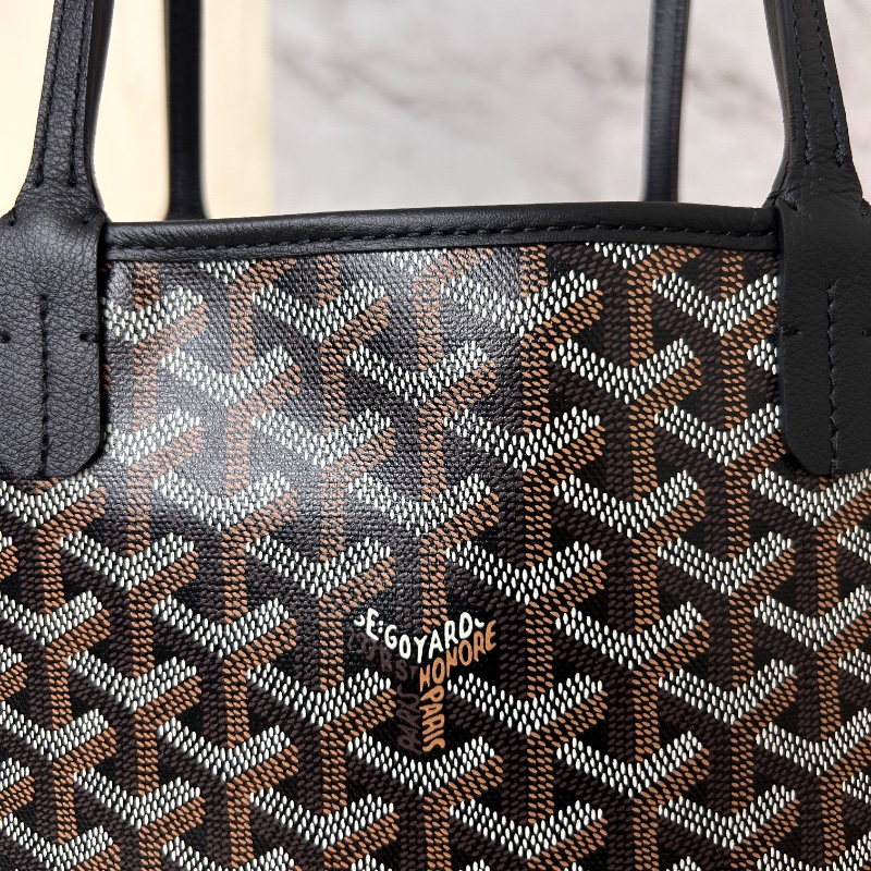 Goyard Artois 黑色老花拉鍊托特包 2022年-13