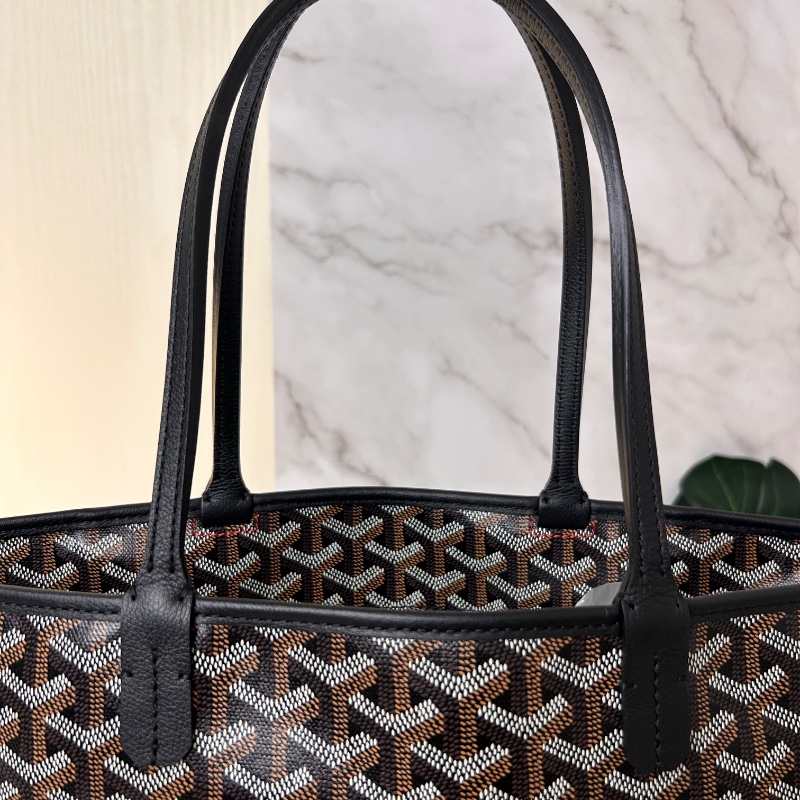 Goyard Artois 黑色老花拉鍊托特包 2022年-14