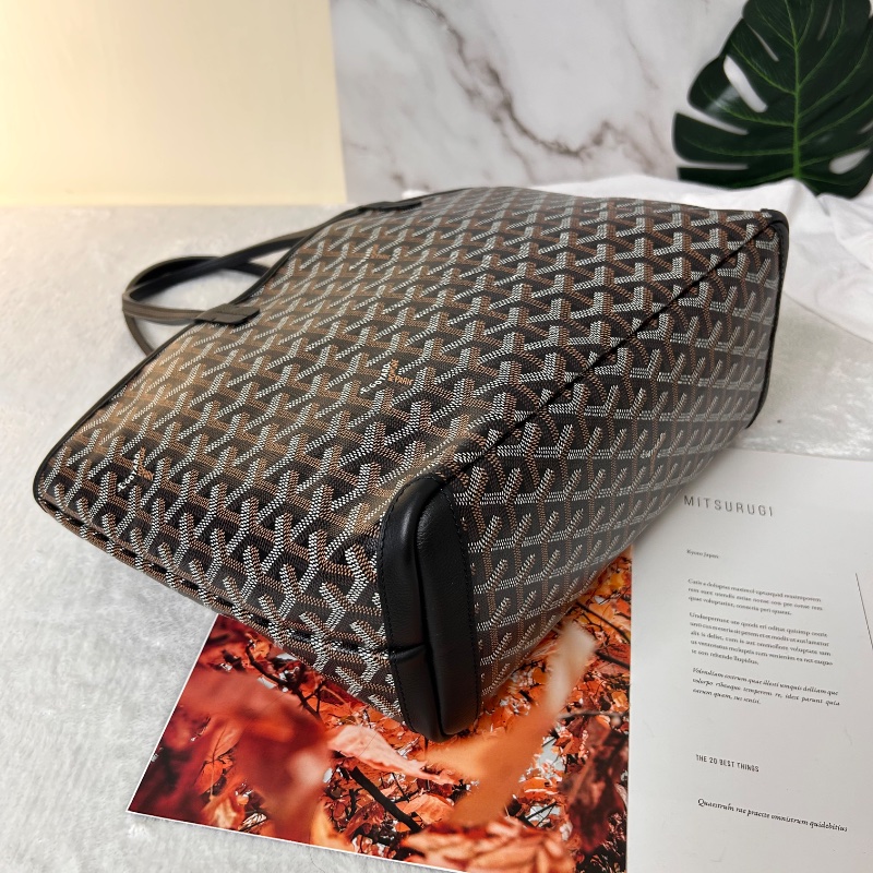 Goyard Artois 黑色老花拉鍊托特包 2022年-16