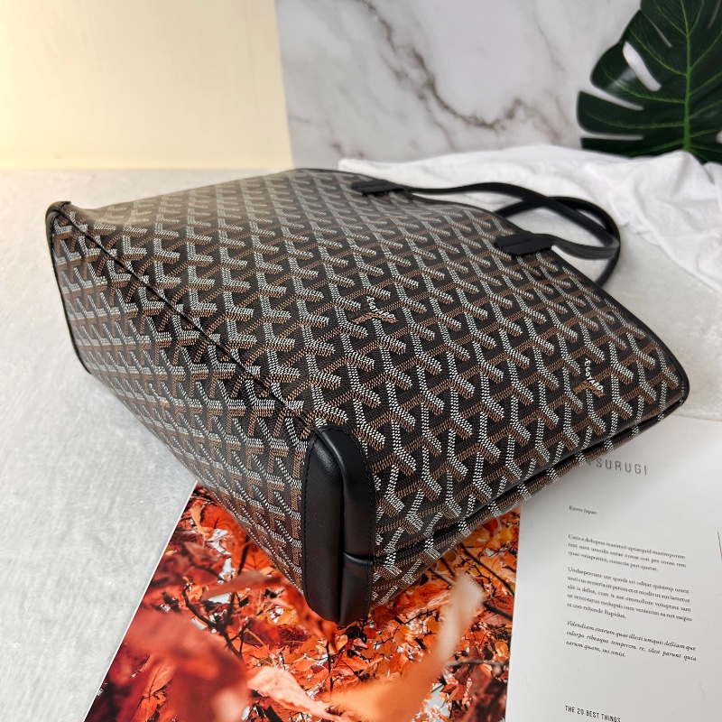 Goyard Artois 黑色老花拉鍊托特包 2022年-17