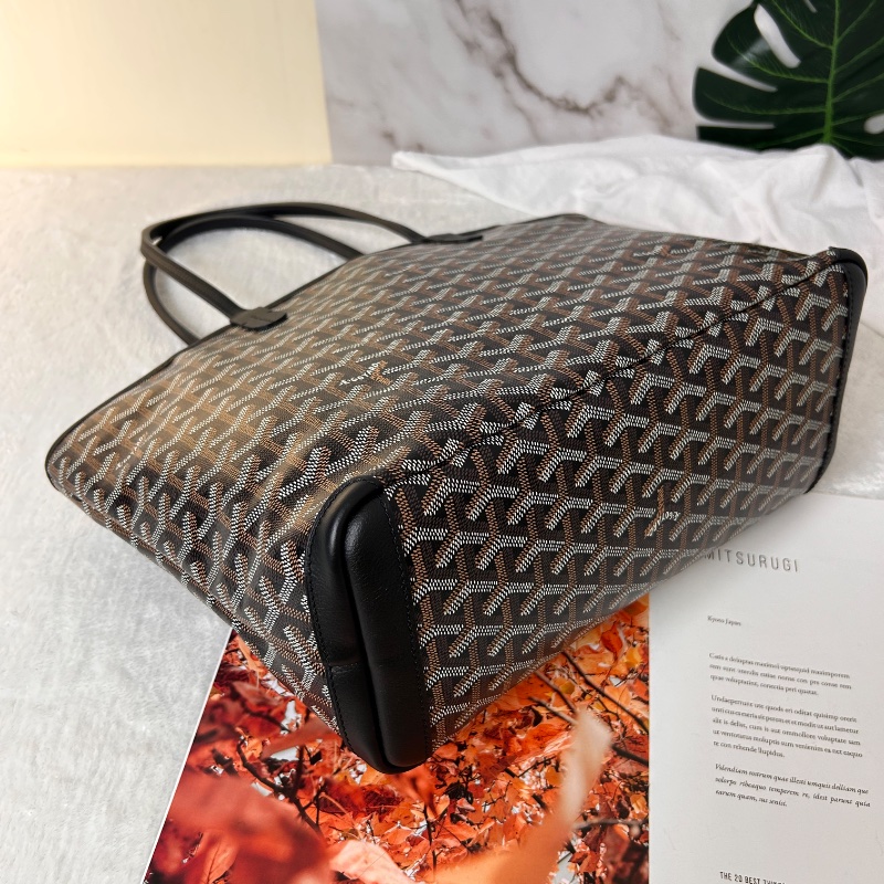 Goyard Artois 黑色老花拉鍊托特包 2022年-18