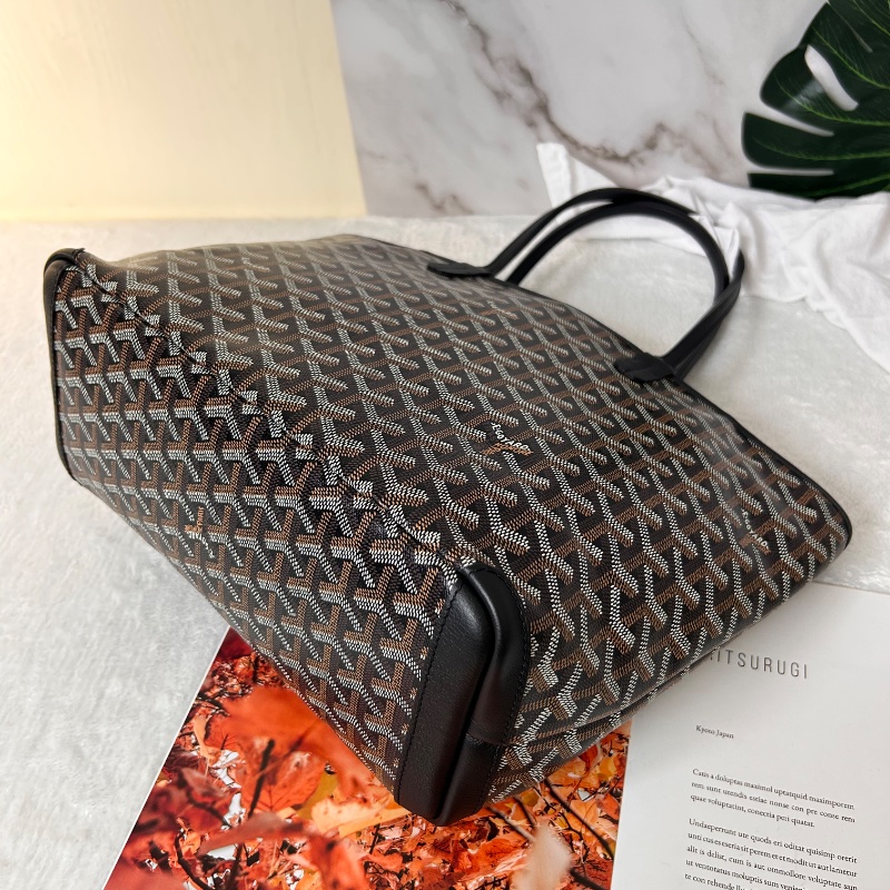 Goyard Artois 黑色老花拉鍊托特包 2022年-19