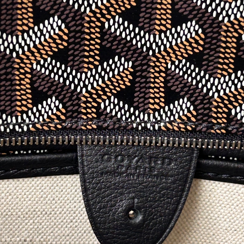 Goyard Artois 黑色老花拉鍊托特包 2022年-29