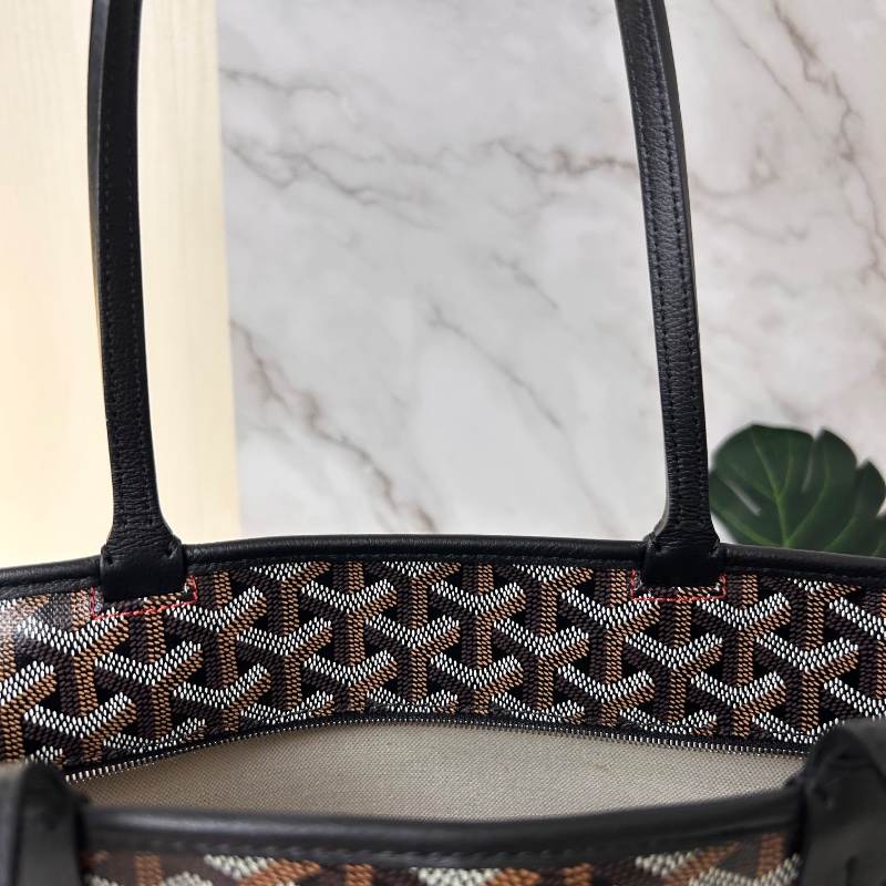 Goyard Artois 黑色老花拉鍊托特包 2022年-31