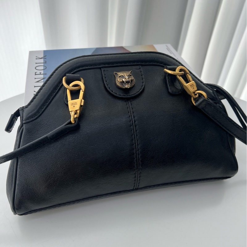 GUCCI古馳,rebelle黑色雙麵包-2